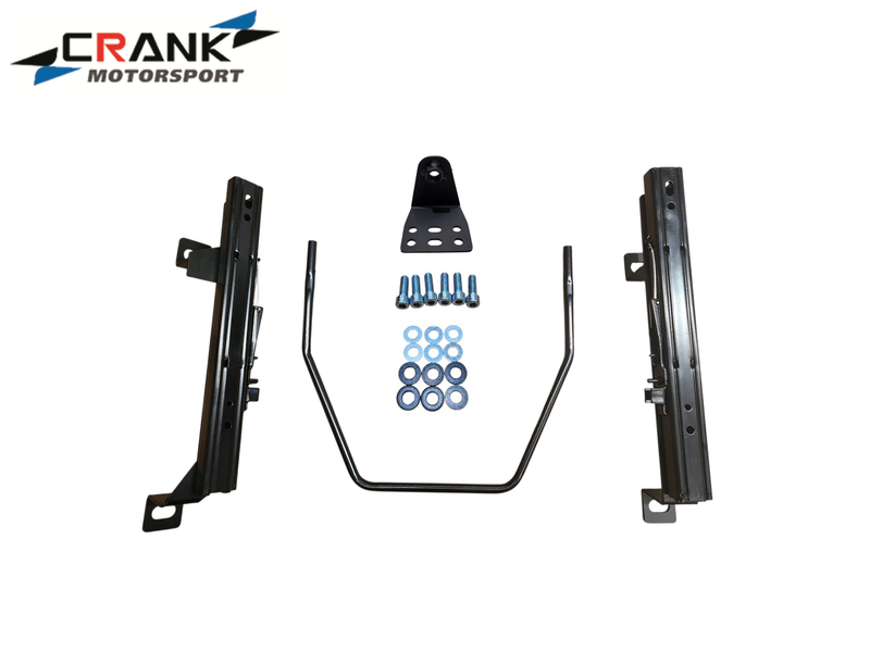 2x Crank Motorsport BMW E30 Superlow Seat Rail Adapters – BRIDE / RECARO / SPARCO Compatible
