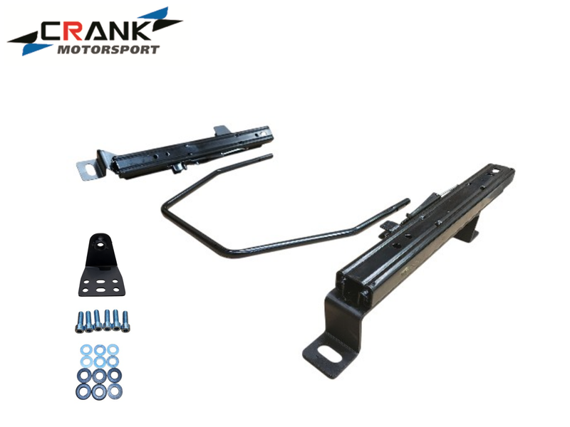 2x Crank Motorsport BMW E30 Superlow Seat Rail Adapters – BRIDE / RECARO / SPARCO Compatible