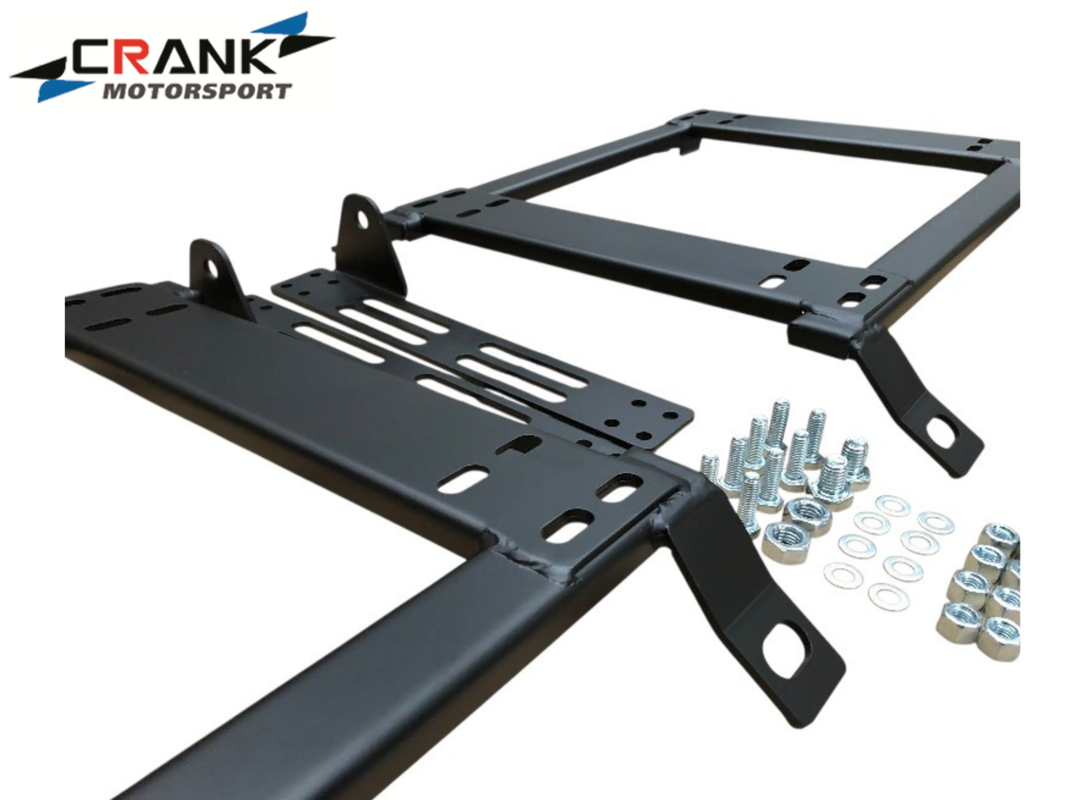 2x Crank Motorsport Toyota LandCruiser 200 Series (J200) Seat Adapter Rail – BRIDE / RECARO / SPARCO Compatible