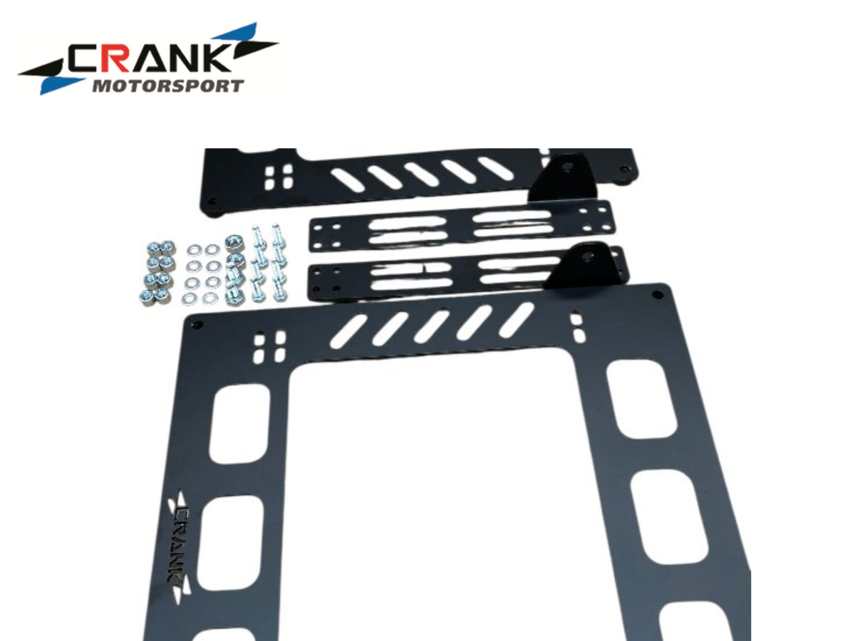 2x Crank Motorsport Range Rover & Land Rover Defender Seat Adapter Rail – Suit BRIDE RECARO SPARCO – Heavy Duty Seat Mount Brackets
