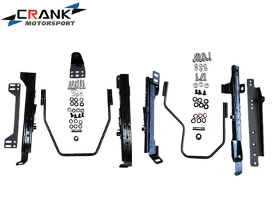 2x Crank Motorsport Superlow Seat Rail – Silvia S13/S14/S15 & Skyline R32/R33/R34 GTR/GT4 – BRIDE / RECARO / SPARCO Compatible