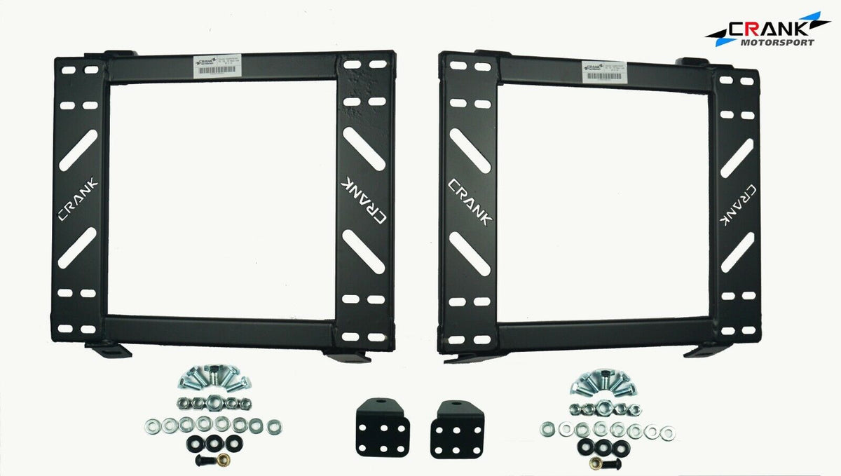 1x Crank Motorsport 70 / 76 / 79 Series Landcruiser Seat Rail Package – Dual Cab – BRIDE / RECARO / SPARCO Compatible