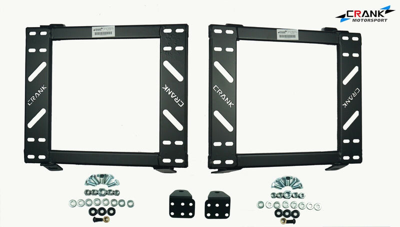 1x Crank Motorsport 70 / 76 / 79 Series Landcruiser Seat Rail Package – Dual Cab – BRIDE / RECARO / SPARCO Compatible