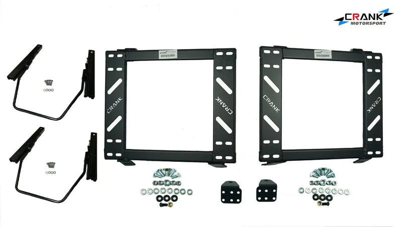 1x Crank Motorsport 70 / 76 / 79 Series Landcruiser Seat Rail Package – Dual Cab – BRIDE / RECARO / SPARCO Compatible