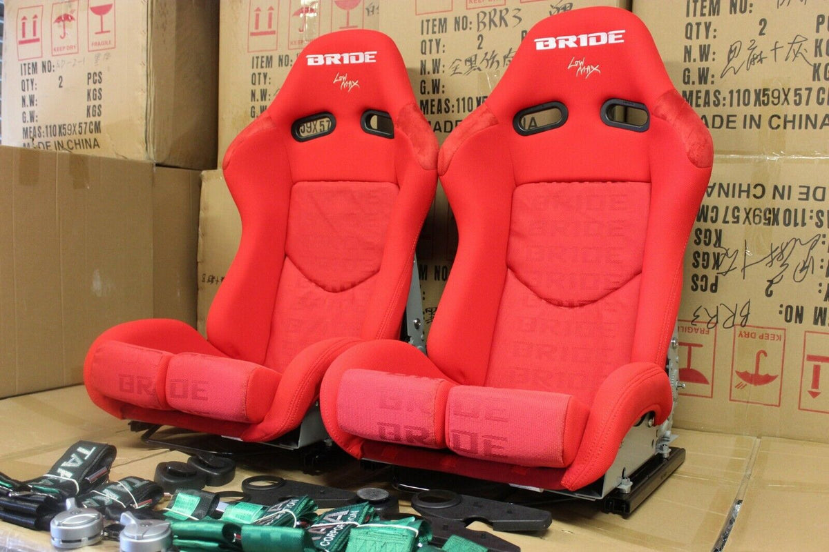 1x Bride Stradia Red Fiberglass Recliner Seat – ADR Approved