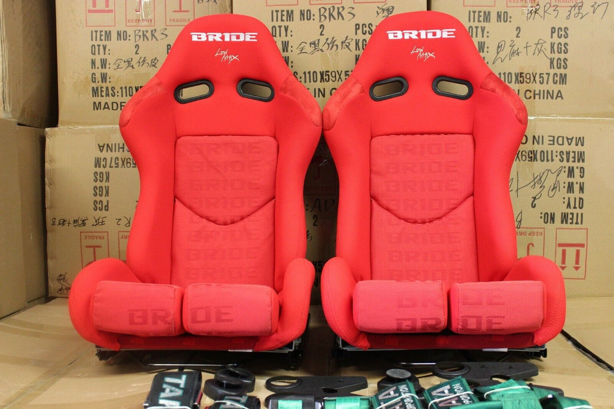 1x Bride Stradia Red Fiberglass Recliner Seat – ADR Approved