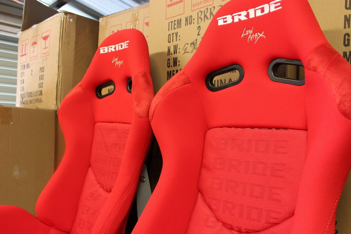 1x Bride Stradia Red Fiberglass Recliner Seat – ADR Approved
