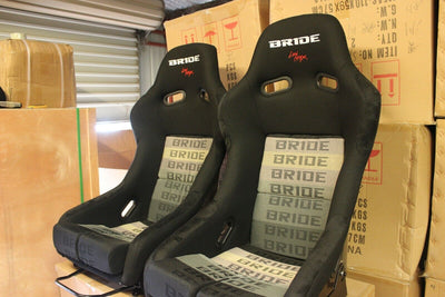 1x Bride VIOS II Fixed Back Fibreglass Racing Seat – Grey or Full Black
