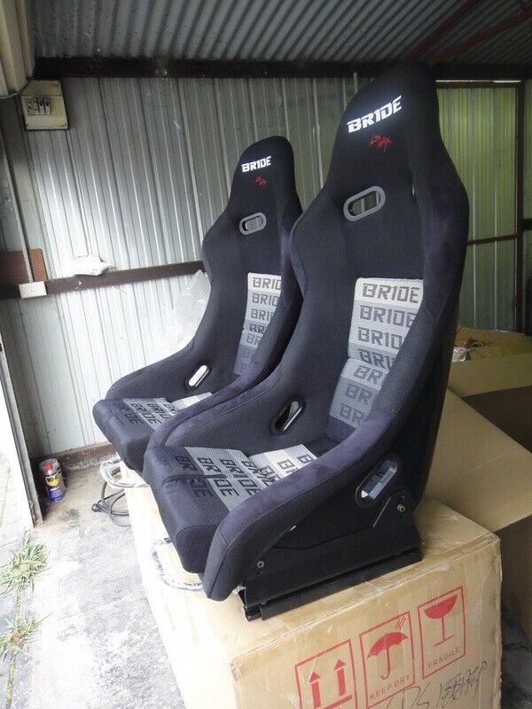 1x Bride VIOS II Fixed Back Fibreglass Racing Seat – Grey or Full Black