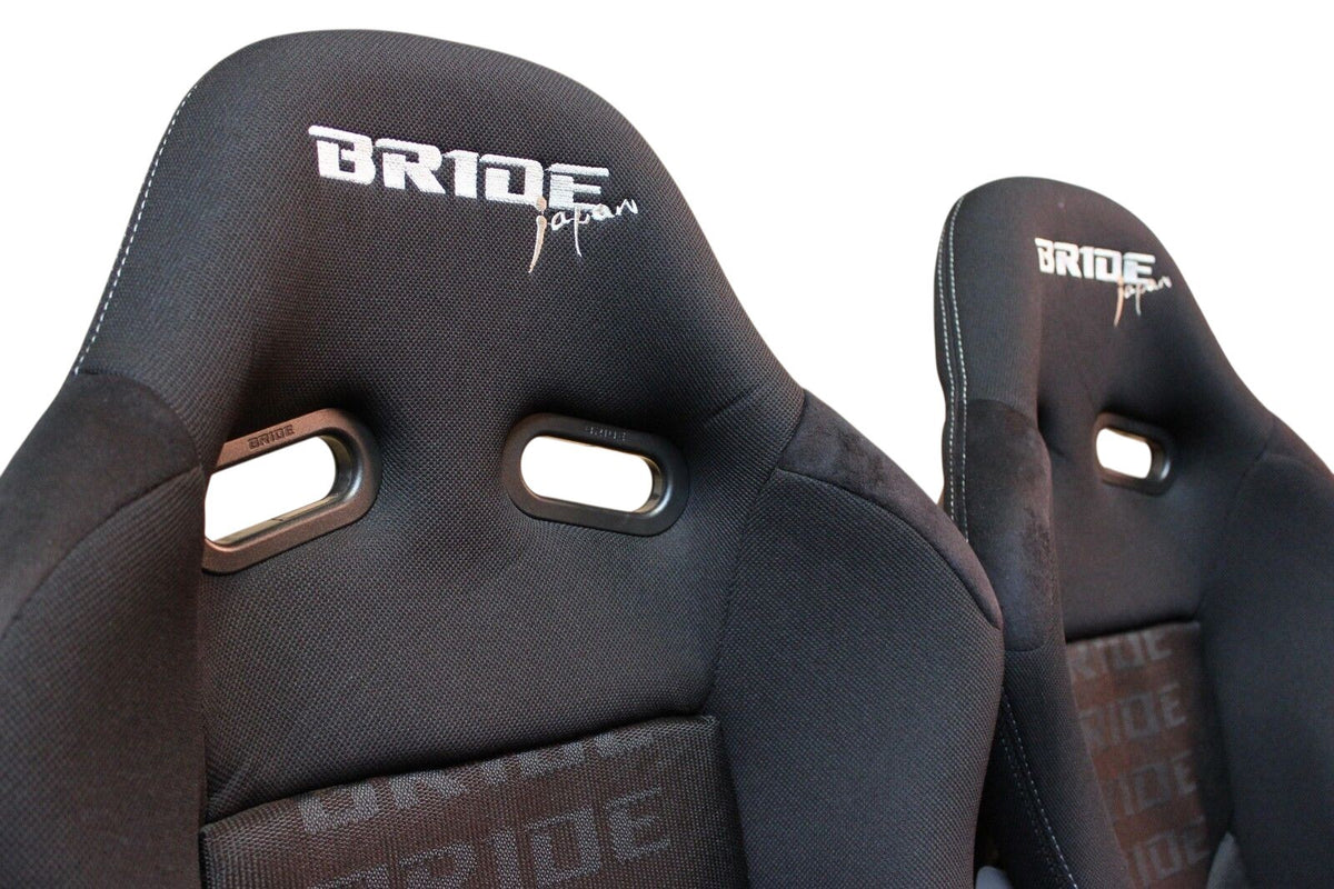 Bride Seat Stradia Japan, Black Fiberglass Full Black XL - ADR Approved