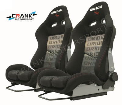 2x Crank Motorsport BRIDE Stradia Lowmax XL Carbon Grey Gradation Seat – ADR Approved