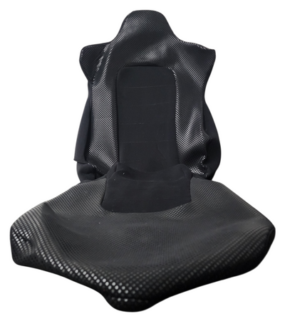1x Crank Motorsport Nissan Skyline R32-R33 GTR Vspec II Style Black Front Seat Replacement Skin