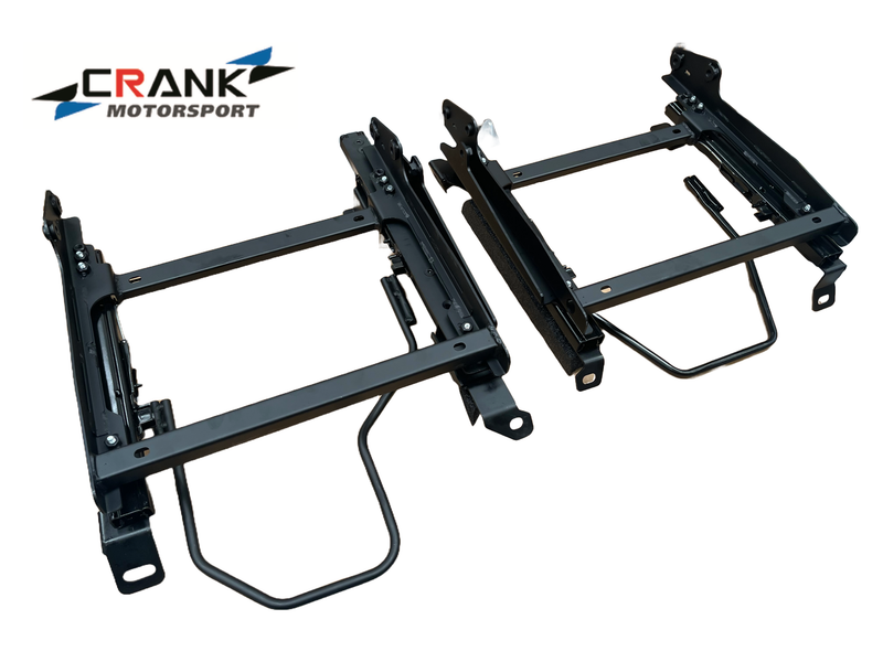 2x Crank Motorsport Nissan Skyline R32–R34 GTR Pair Superlow Seat Rails – Recaro CS / Nismo Compatible