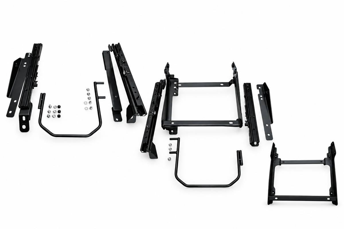 2x Crank Motorsport Nissan GT-R R35 Pair Superlow Seat Rails – Recaro CS / Nismo Compatible