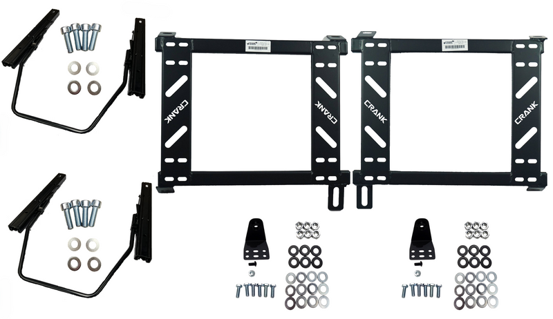 Crank Motorsport Honda Civic, Integra EG, EK, DC2 Seat Adapter Rail Package – BRIDE / RECARO / SPARCO Compatible