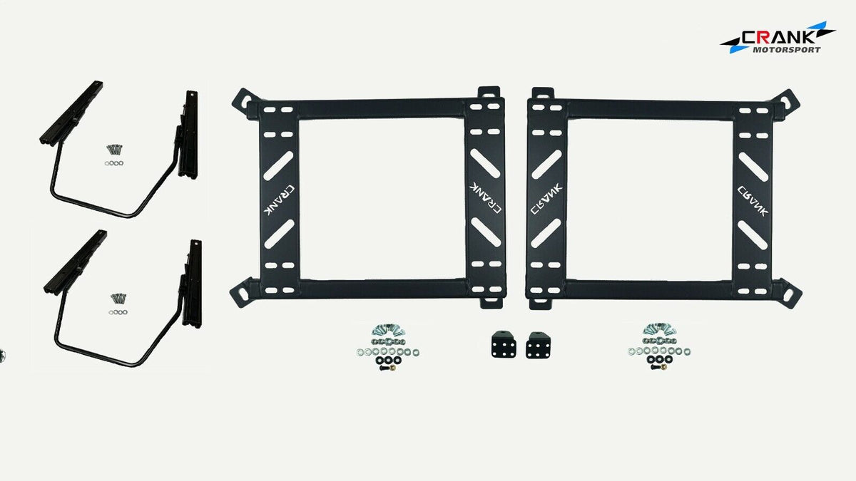 2x Crank Motorsport BMW E36 / E46 Seat Rail Package – BRIDE / RECARO / SPARCO Compatible