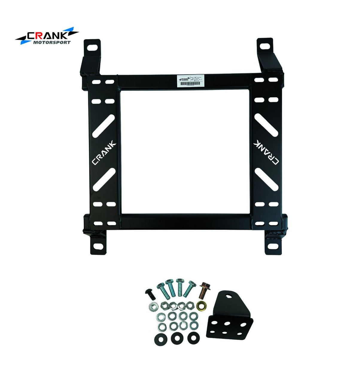 2x Crank Motorsport Mitsubishi Lancer / EVO 2008 Seat Adapter Rail Pair – BRIDE / RECARO / SPARCO Compatible