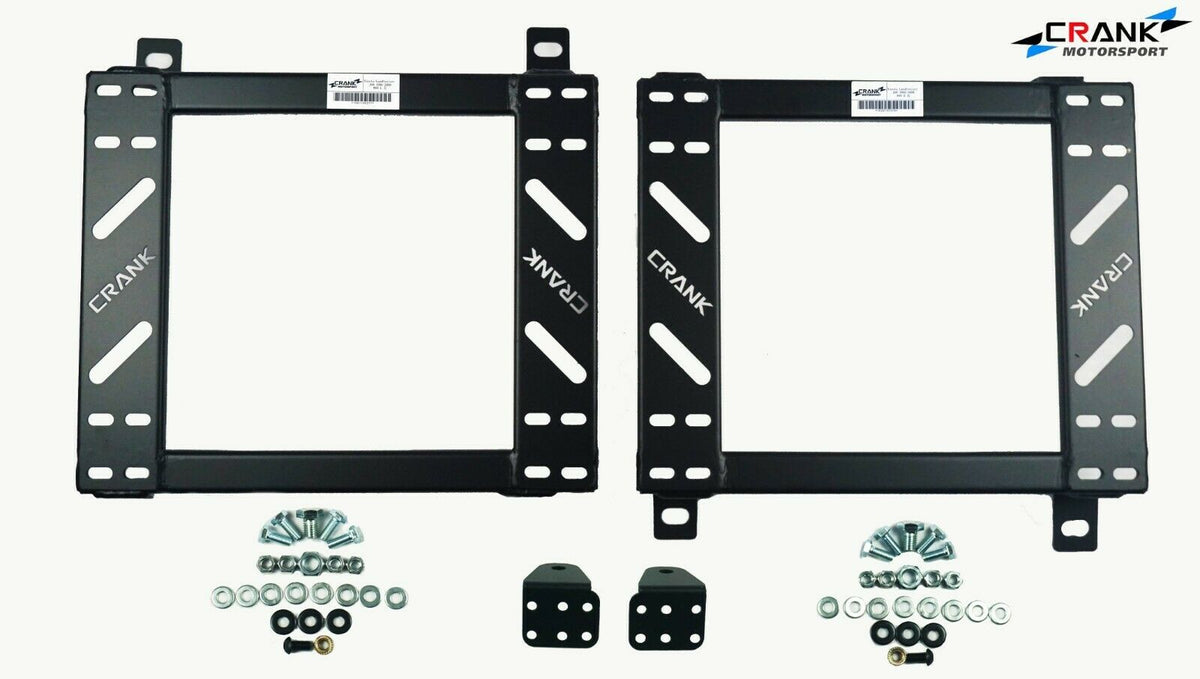 2x Crank Motorsport Landcruiser 80 Series Seat Adapter Rails – BRIDE / RECARO / SPARCO Compatible