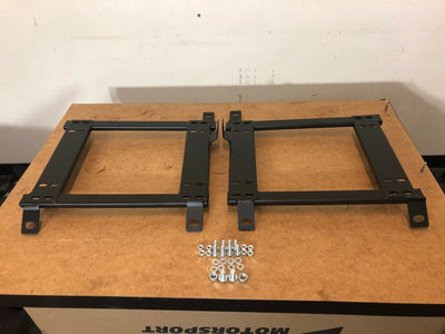 2x Crank Motorsport Mitsubishi Triton 2005–On Seat Adapter Rail – Suit BRIDE RECARO SPARCO – Heavy Duty Seat Mount Brackets