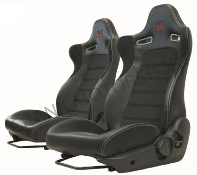 Crank Motorsport Nissan Skyline R34 GTR Mspec Leather Style Front Seat – ADR Approved