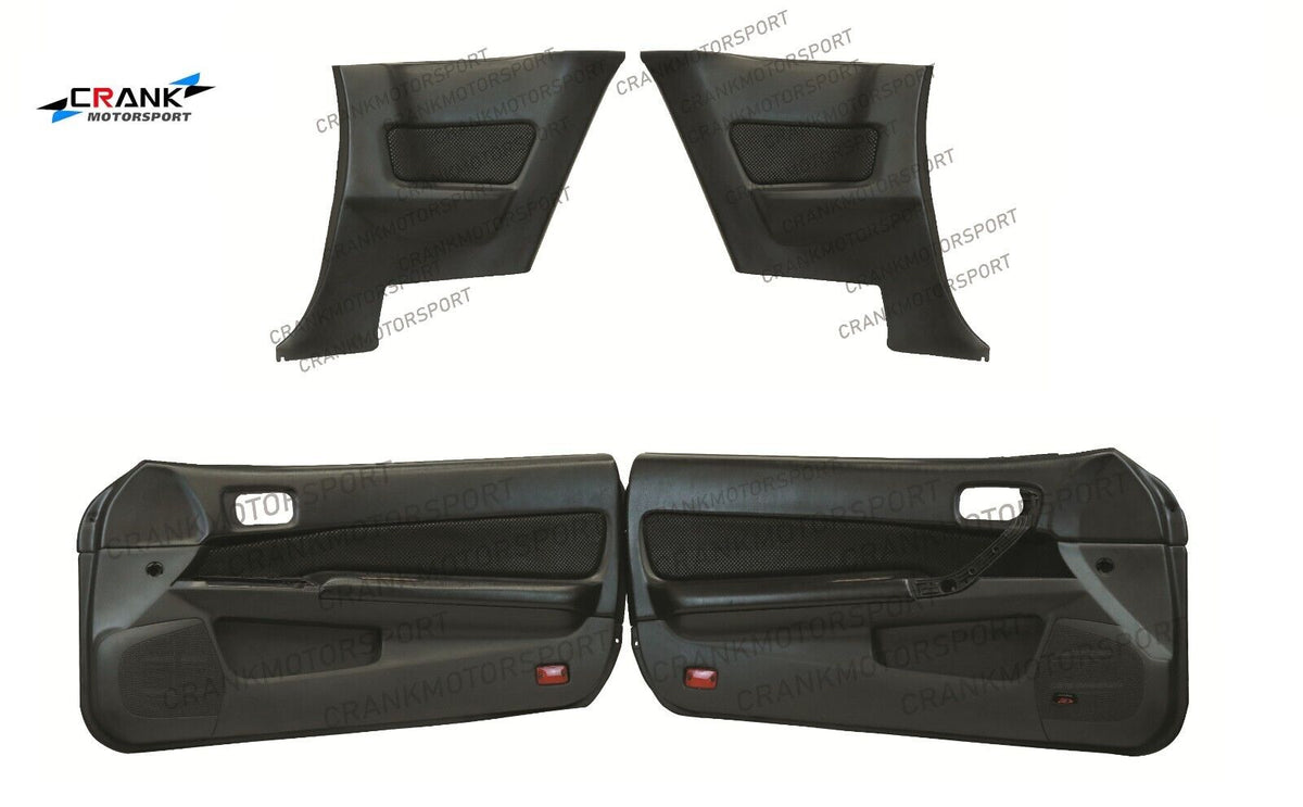 2x Crank Motorsport R34 GTR Vspec II Style Coupe Rear Seat & Door Card Skin