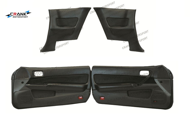 2x Crank Motorsport R34 GTR Vspec II Style Coupe Rear Seat & Door Card Skin