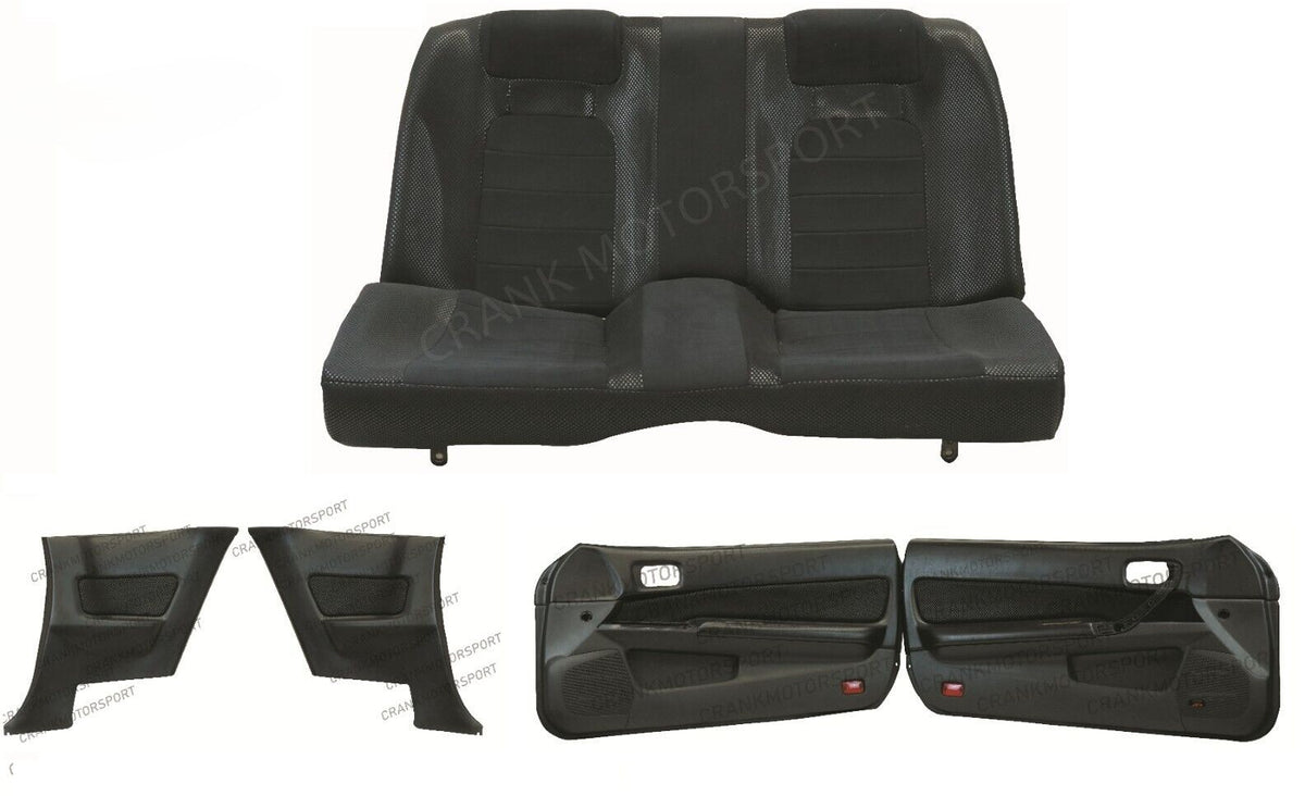 2x Crank Motorsport R34 GTR Vspec II Style Coupe Rear Seat & Door Card Skin