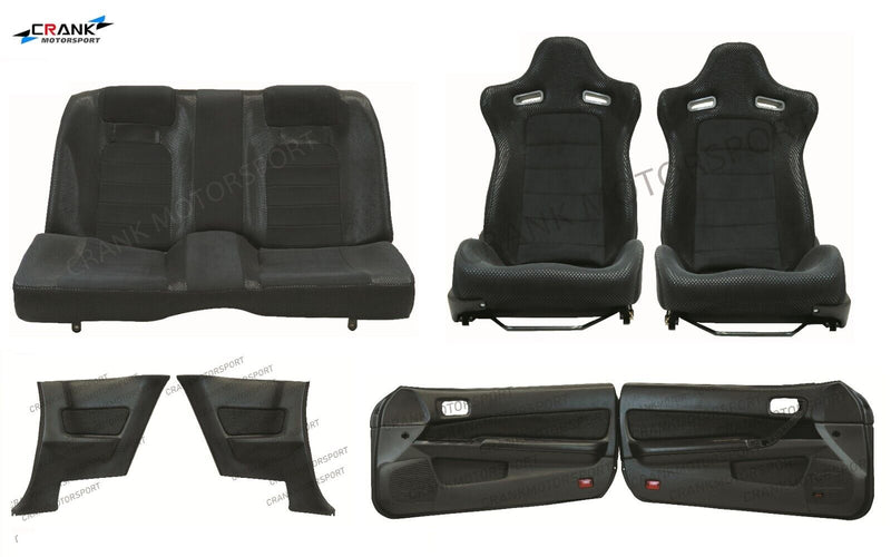 2x Crank Motorsport Nissan Skyline R34 GTR Vspec II Style Interior Combo Package – ADR Approved, AU Stock
