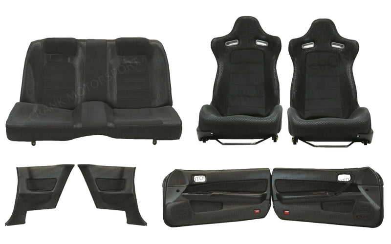 2x Crank Motorsport Nissan Skyline R34 GTR Vspec II Style Interior Combo Package – ADR Approved, AU Stock