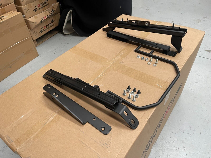 2x Crank Motorsport R35 GTR Pair Superlow Seat Rails – Recaro CS / Nismo Compatible