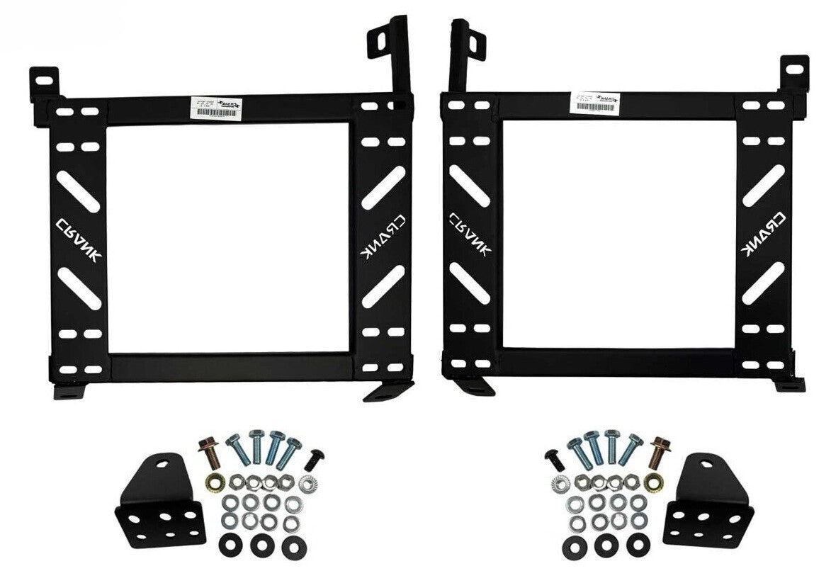 2x Crank Motorsport Subaru Impreza GE / GV / GH / GR / GK / GT Seat Adapter Rail – BRIDE / RECARO Compatible (2008–2015)