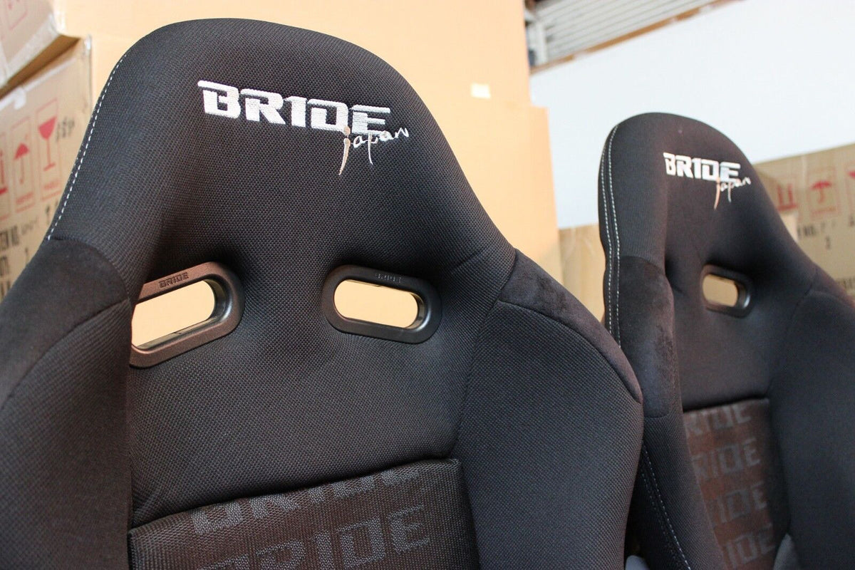 2x Bride Stradia Black Fiberglass Recliner Seats – ADR Approved