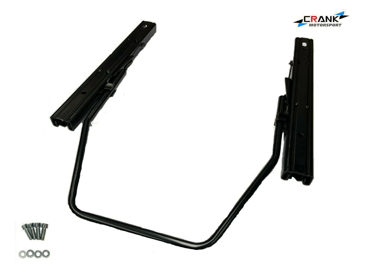 2x Crank Motorsport Mitsubishi Lancer Evolution 4–6 Seat Adapter Rail – BRIDE / RECARO / SPARCO Compatible