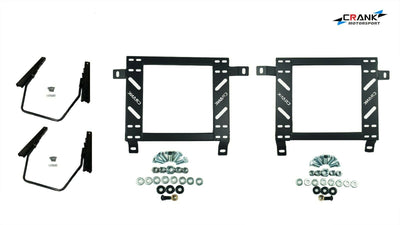 Crank Motorsport Mitsubishi Lancer CP9A, EVO 4 5 6 Seat Adapter Rail Package – BRIDE / RECARO / SPARCO Compatible