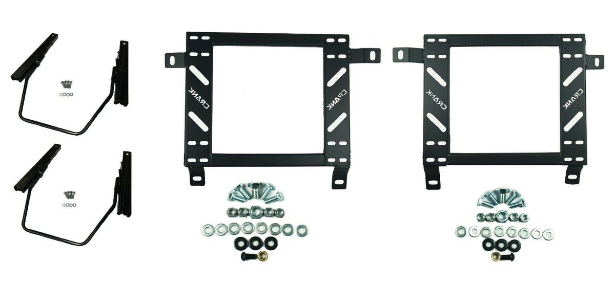 Crank Motorsport Mitsubishi Lancer CP9A, EVO 4 5 6 Seat Adapter Rail Package – BRIDE / RECARO / SPARCO Compatible