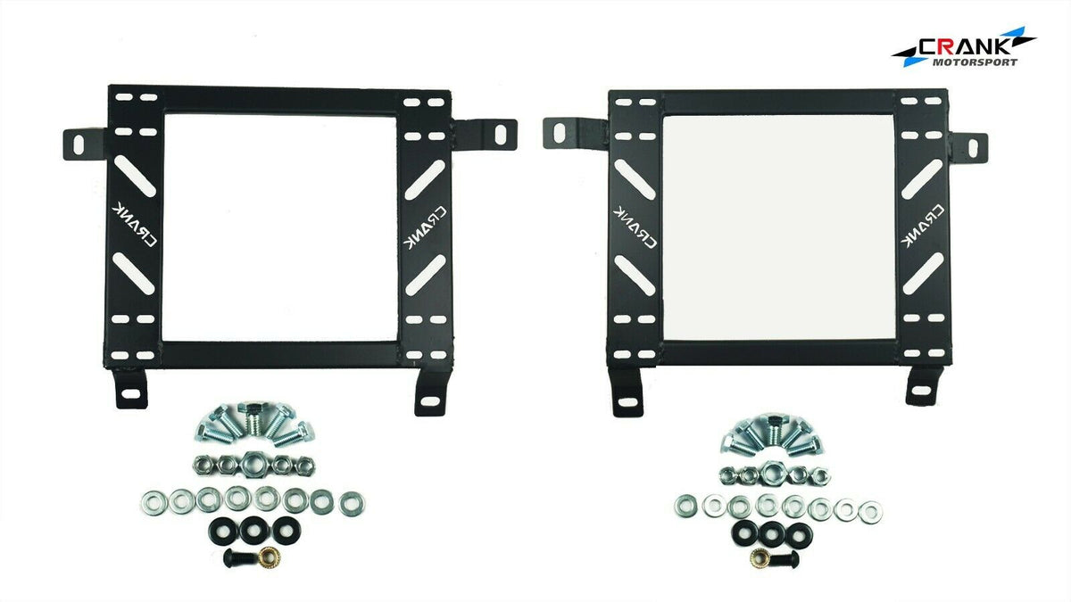 2x Crank Motorsport Mitsubishi Lancer Evolution 4–6 Seat Adapter Rail – BRIDE / RECARO / SPARCO Compatible