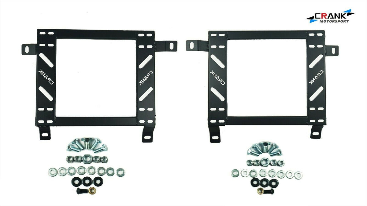 2x Crank Motorsport Mitsubishi Lancer Evolution 7–9 Seat Adapter Rail – BRIDE / RECARO / SPARCO Compatible