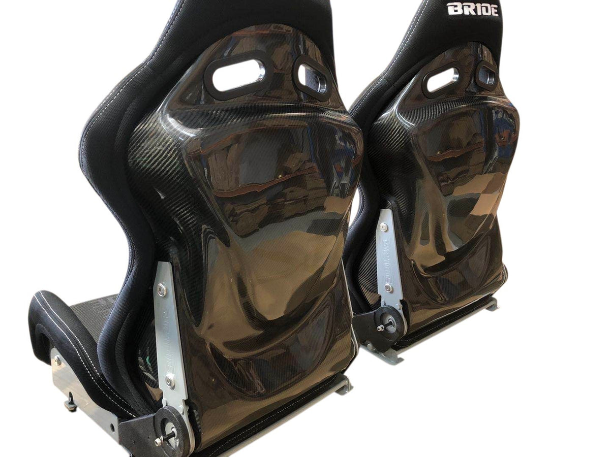 Bride Seat Stradia Japan, Black Carbon Alcantara XL - ADR Approved