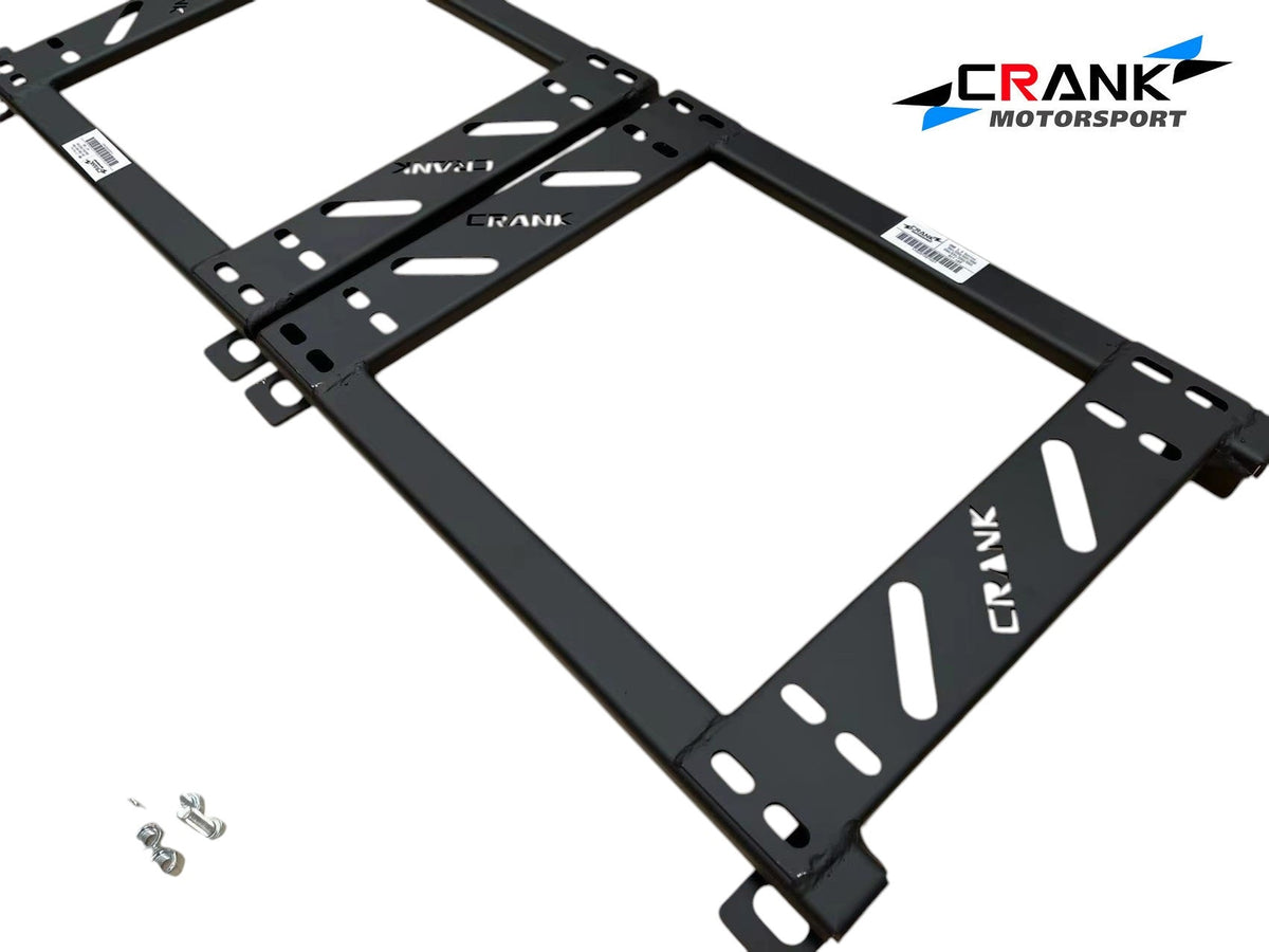 1x Crank Motorsport Seat Rail Adapter Bracket – BMW E81 E82 E87 E90 E91 E92 E93 E60 E61 RECARO SPARCO
