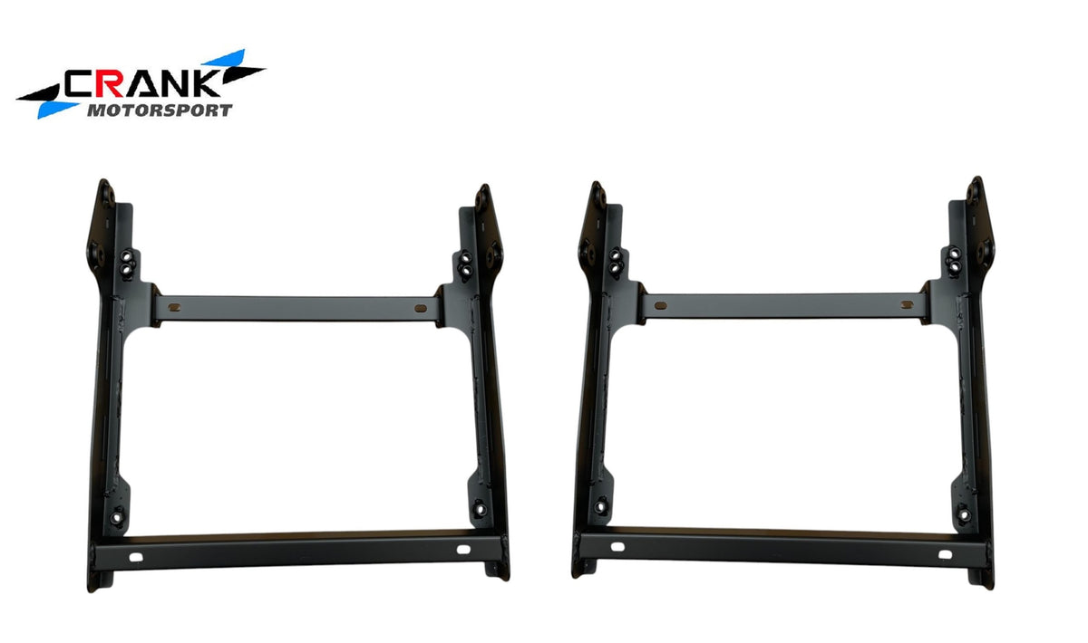 2x Crank Motorsport Low Profile Seat Base Frame – Fits Recaro CS Seat Sportster – Set of 2