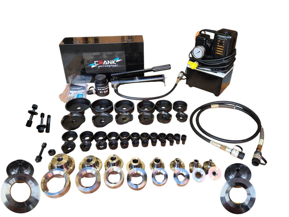 56 Pcs Dimple Die + Electric Hydraulic Kit – 16–114 mm Cut, 1/2–2-1/2  in TAPER
