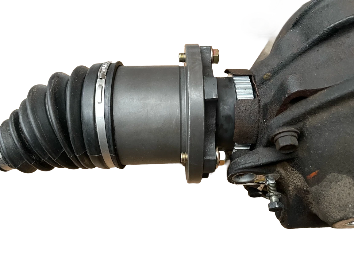 2200HP Rated R200 Billet Stub Axles – 30 Spline Equal Length (Nismo 1.5 & 2-Way LSD Compatible)