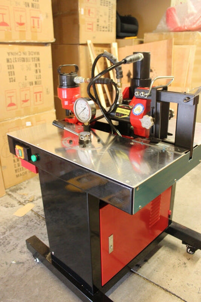 3-in-1 Hydraulic Metalwork Station – Hole Punch, Guillotine Cutter & Metal Folder