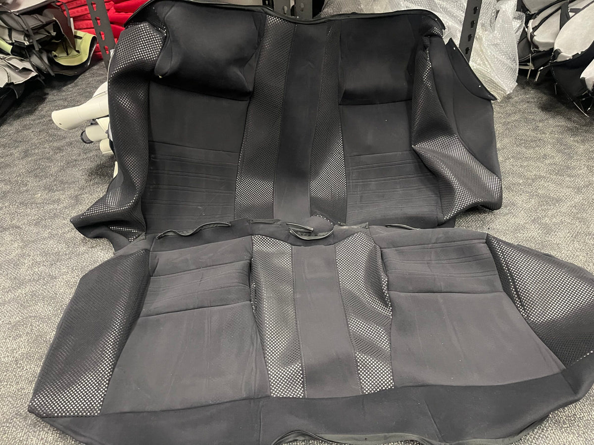 1x Nissan Skyline R33 GTR Vspec II  Black Rear Seat Replacement Skin – 1 Seat, AU Stock