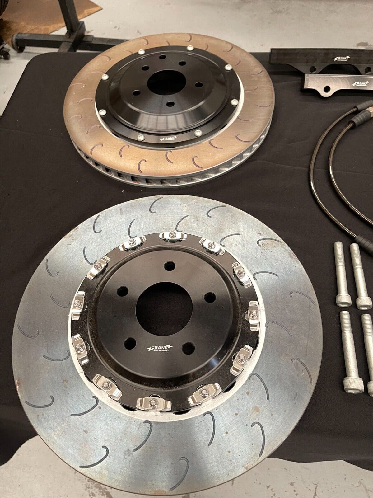 R35 GTR Brake Discs – Front & Rear 380 mm J-Hook (2008–2011 CBA)