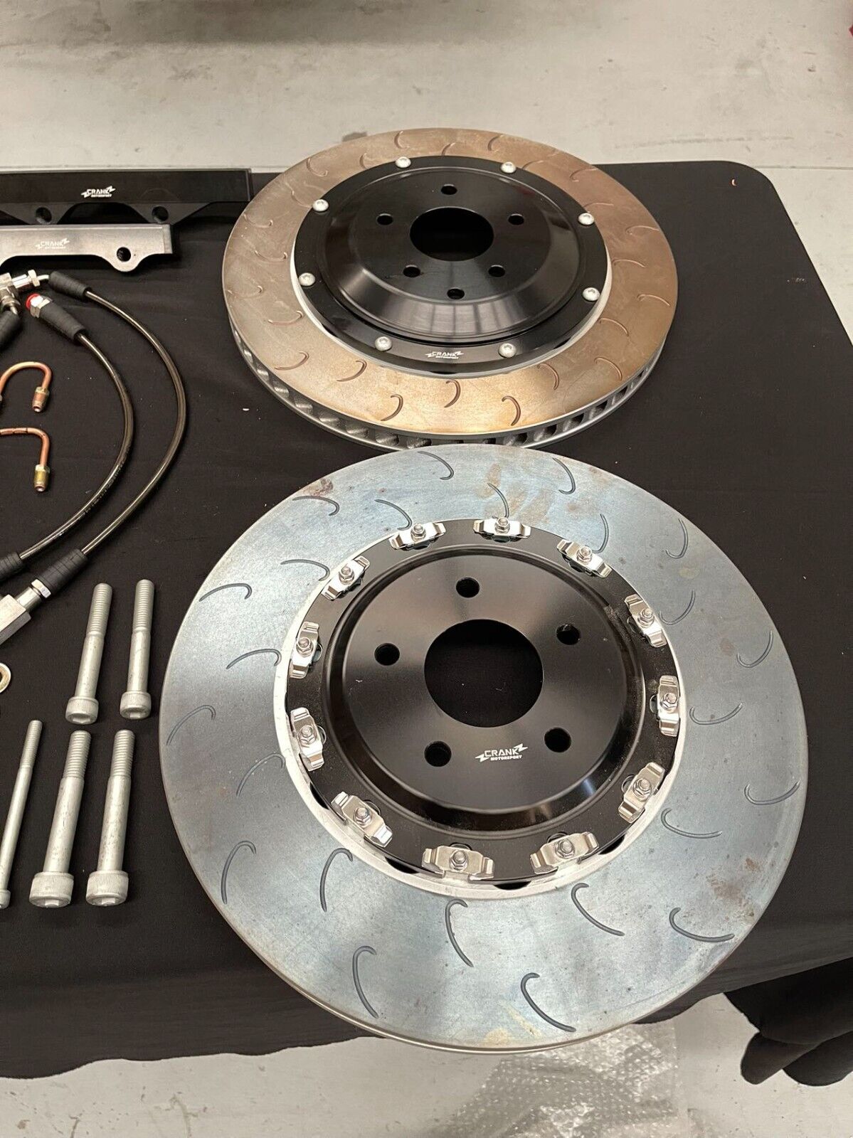 R35 GTR Brake Discs – Front 390 mm / Rear 380 mm J-Hook (2012+ DBA/EBA)