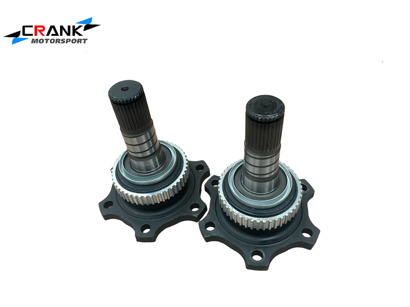 2200HP Rated R200 Billet Stub Axles – 31 Spline Unequal Length (Nismo 1.5 & 2-Way LSD Pro Compatible)