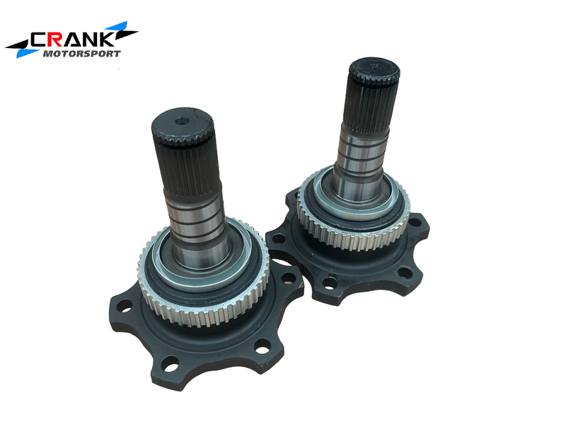 2200HP Rated R200 Billet Stub Axles – 31 Spline Unequal Length (Nismo 1.5 & 2-Way LSD Pro Compatible)