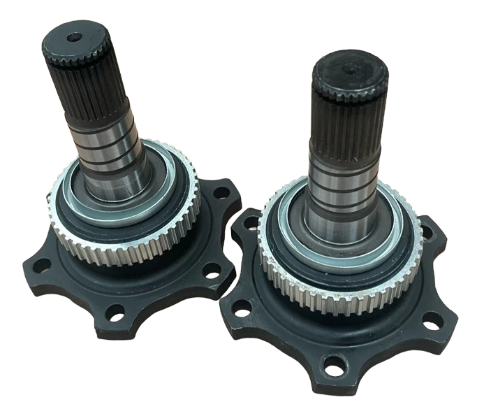 2200HP Rated R200 Billet Stub Axles – 31 Spline Unequal Length (Nismo 1.5 & 2-Way LSD Pro Compatible)