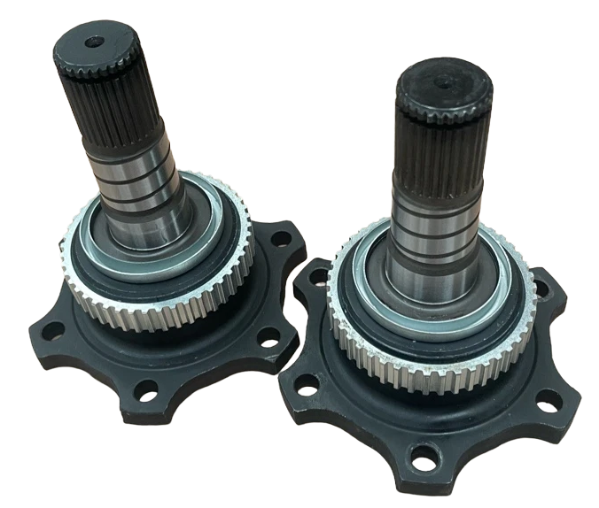 2200HP Rated R200 Billet Stub Axles – 30 Spline Equal Length (Nismo 1.5 & 2-Way LSD Compatible)